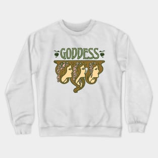 Art Nouveau Goddess Crewneck Sweatshirt